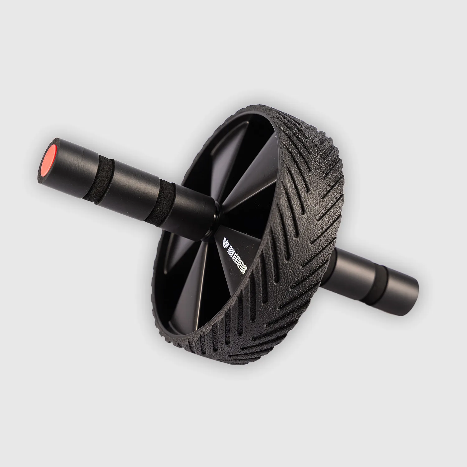 Roată pentru fitness Iron Aesthetics Ab Wheel, neagră-1