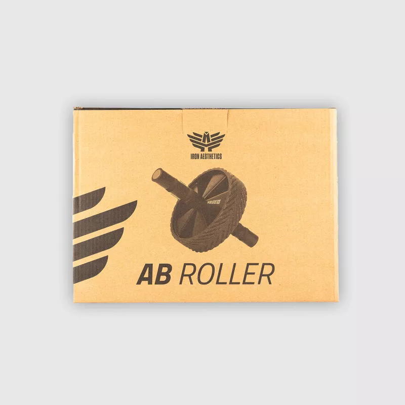 Roată pentru fitness Iron Aesthetics Ab Wheel, neagră-2