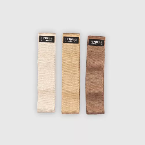 Set cu benzi de rezistență Iron Aesthetics Booty Bands, nude