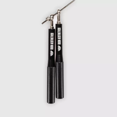 Coardă Iron Aesthetics Metal Speed Rope, neagră