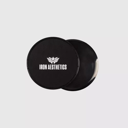 Discuri anti-alunecare Iron Aesthetics Core Slider, negre