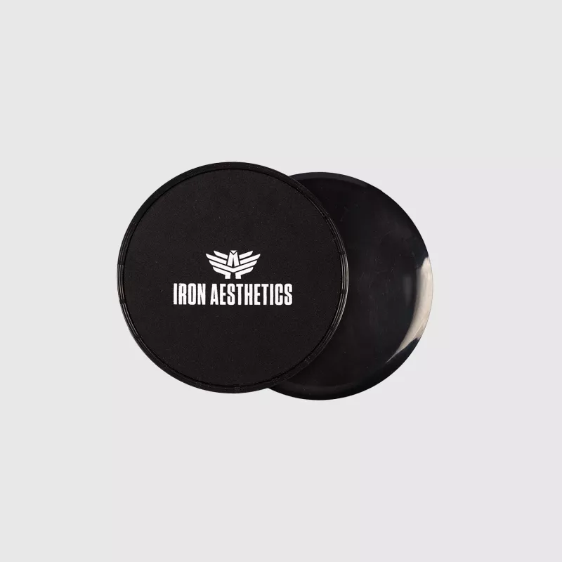 Discuri anti-alunecare Iron Aesthetics Core Slider, negre-1