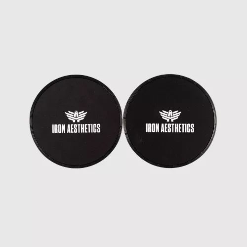 Discuri anti-alunecare Iron Aesthetics Core Slider, negre