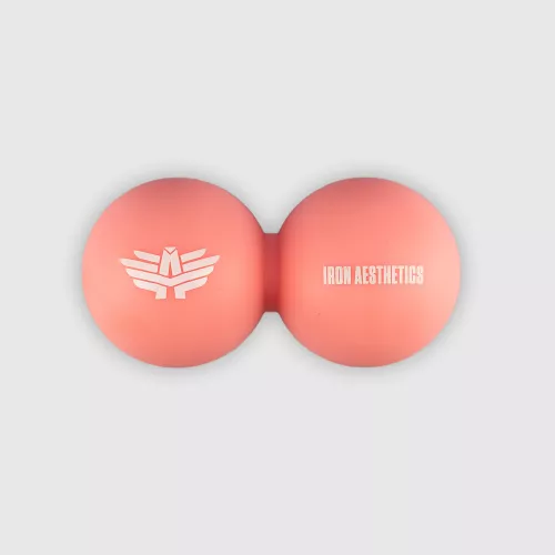 Miungiuță de masaj Iron Aesthetics DuoRoll Ball, roz