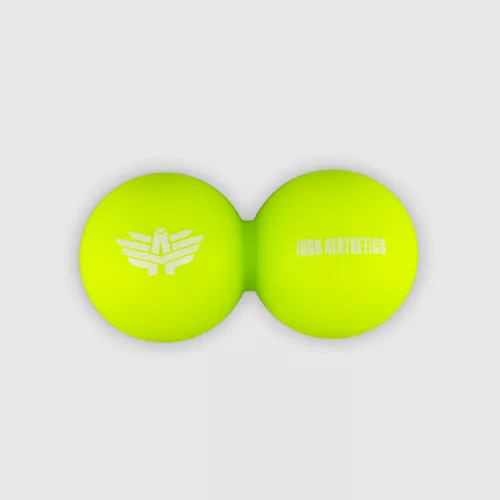 Mingiuță de masaj Iron Aesthetics DuoRoll Ball, verde