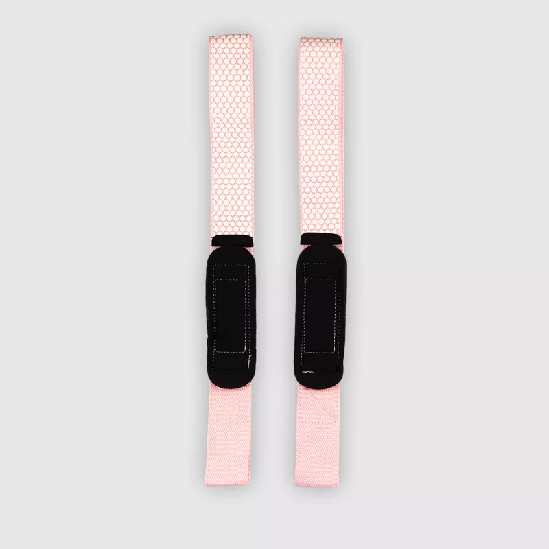 Curele cu grip Iron Aesthetics Grip Straps, roz-5