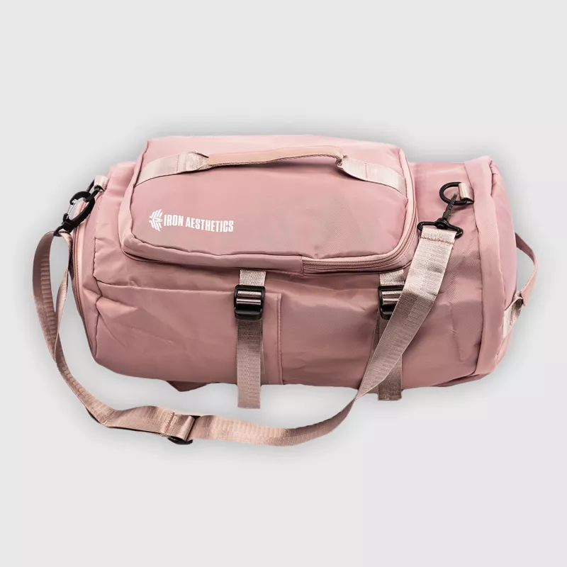 Geantă sport Iron Aesthetics Portable 2in1, roz-2