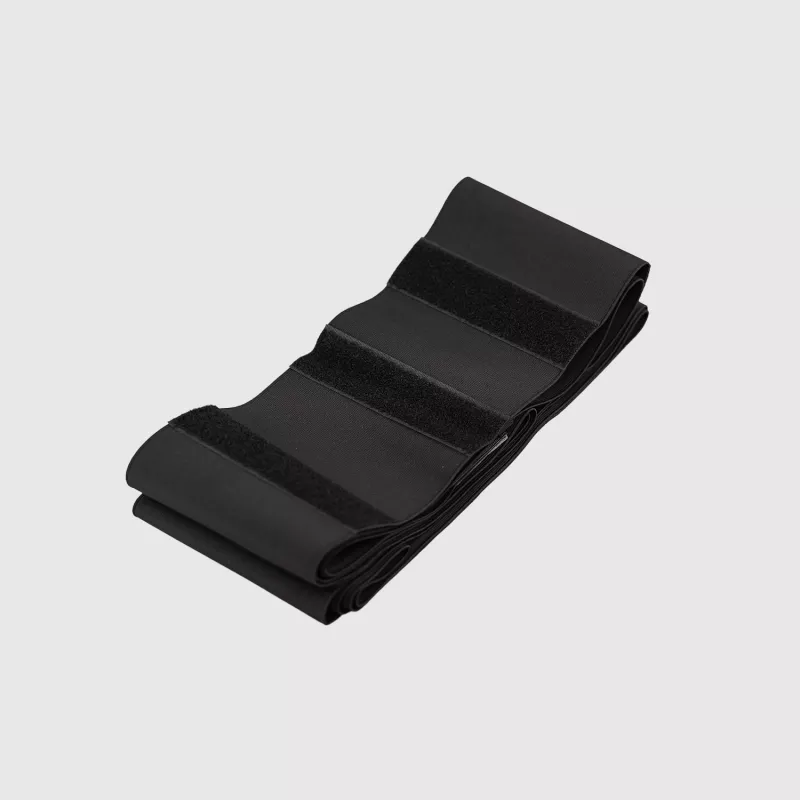 Centură elastică Iron Aesthetics Waist Wrap, neagră-5