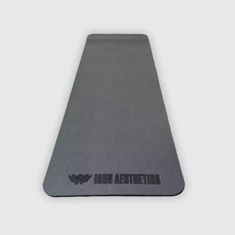 Saltea pentru exerciții Iron Aesthetics Yoga Mat, neagră-1