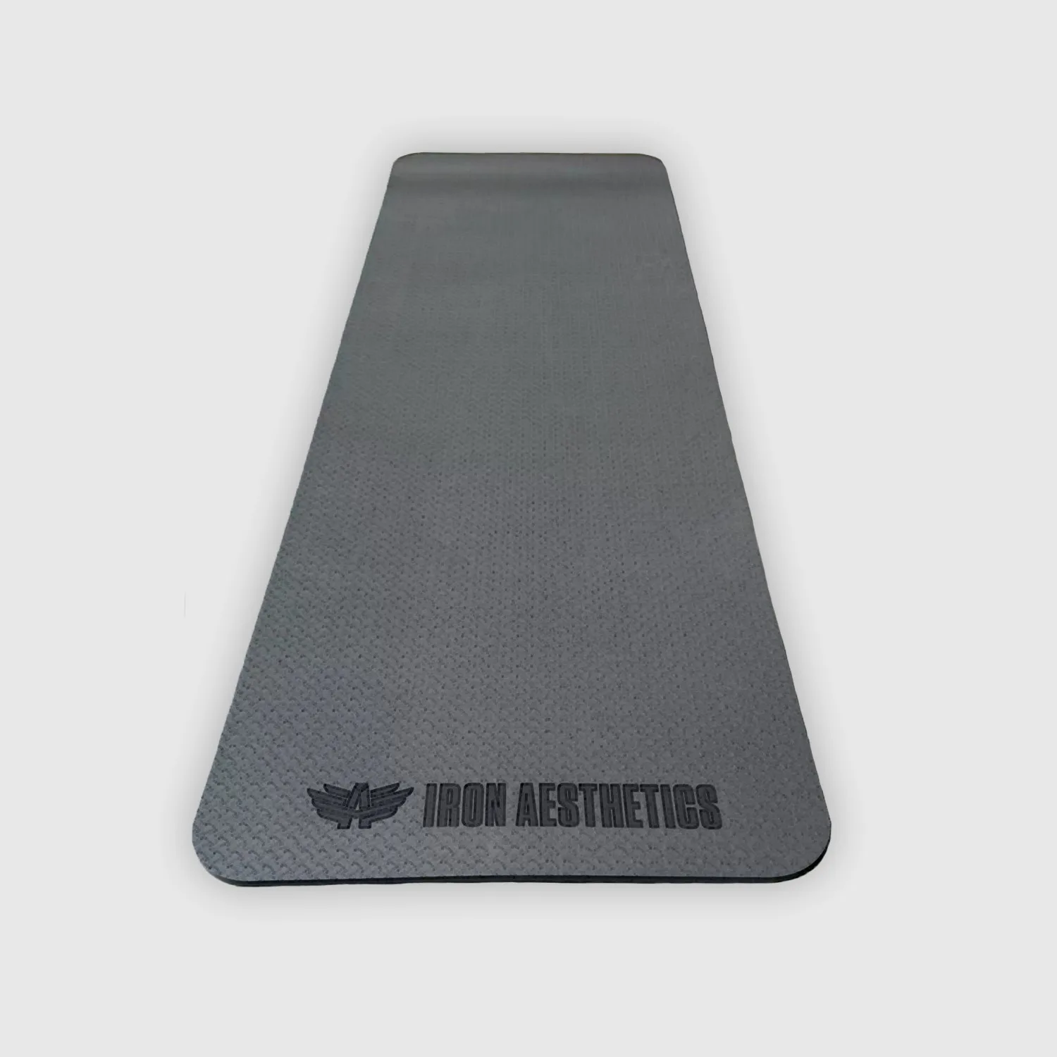 Saltea pentru exerciții Iron Aesthetics Yoga Mat, neagră-1