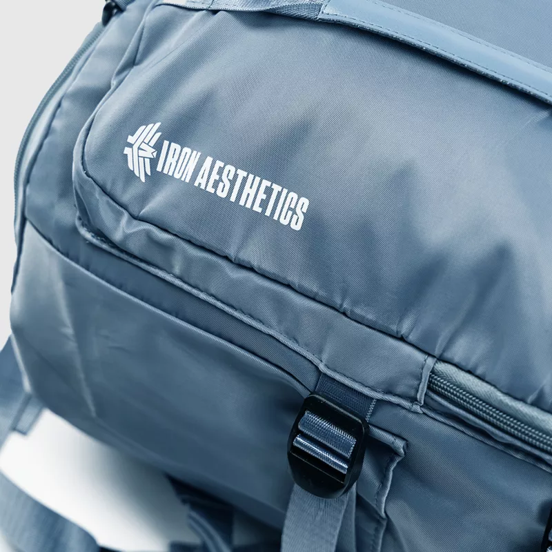 Geantă sport Iron Aesthetics Portable 2in1, albastră-7