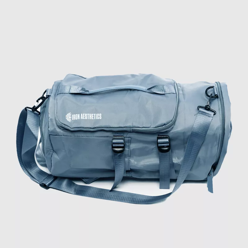 Geantă sport Iron Aesthetics Portable 2in1, albastră-2