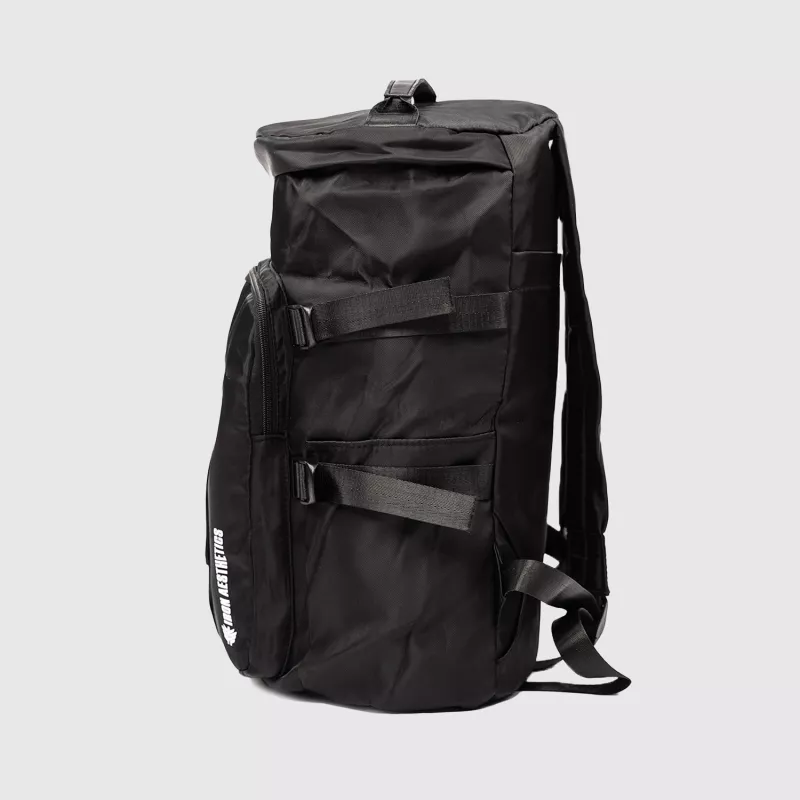 Geantă sport Iron Aesthetics Portable 2in1, neagră-5