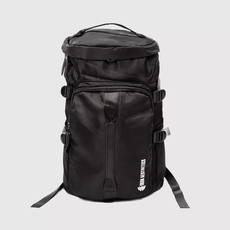 Geantă sport Iron Aesthetics Portable 2in1, neagră-1