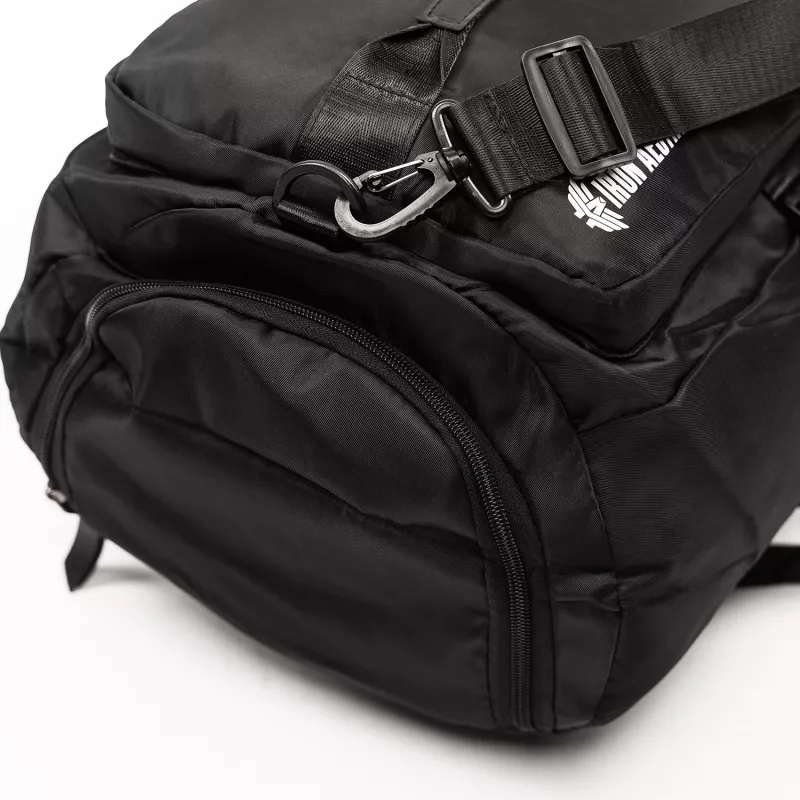 Geantă sport Iron Aesthetics Portable 2in1, neagră-7
