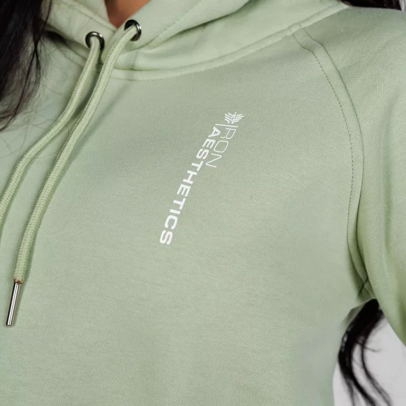 Hanorac sport damă Iron Aesthetics Comfy, verde-9