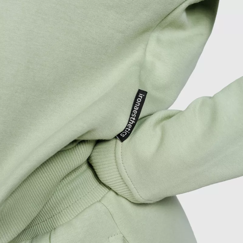 Hanorac sport damă Iron Aesthetics Comfy, verde-10