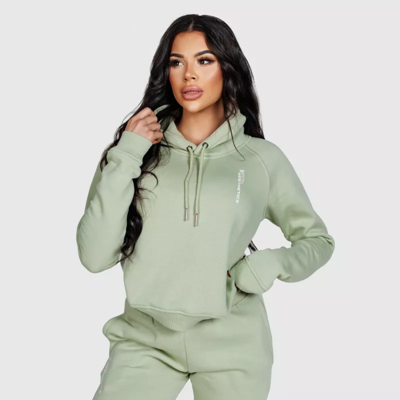 Hanorac sport damă Iron Aesthetics Comfy, verde-6