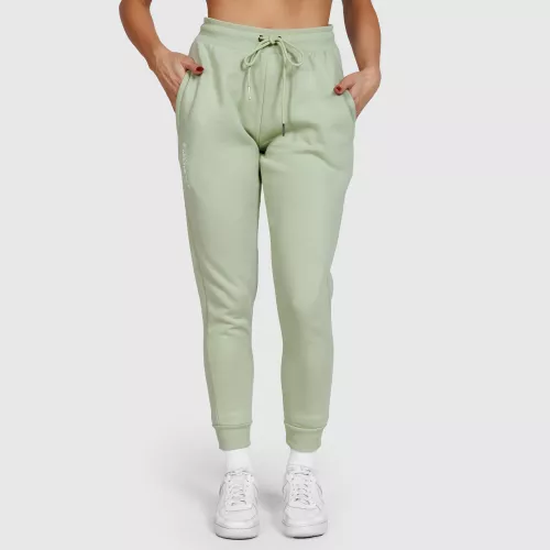 Pantaloni sport de trening damă Iron Aesthetics Comfy, verzi