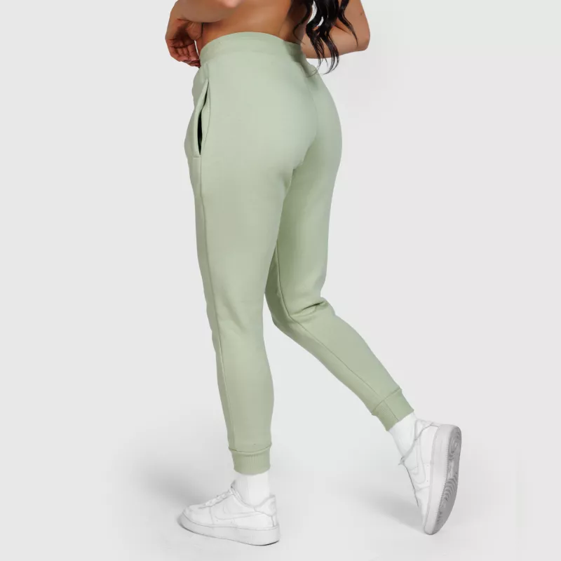 Pantaloni sport de trening damă Iron Aesthetics Comfy, verzi-5