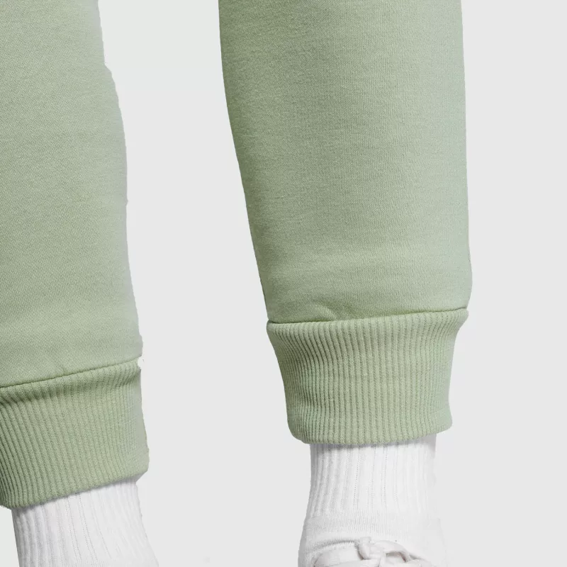 Pantaloni sport de trening damă Iron Aesthetics Comfy, verzi-9