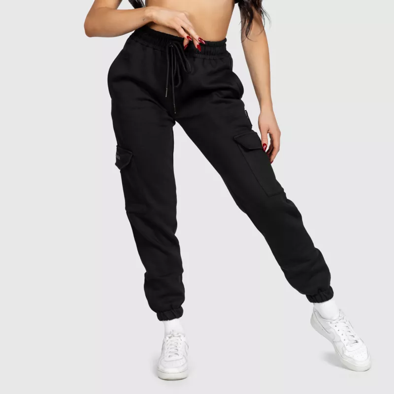 Set oversize damă Iron Aesthetics Cargo, negru-8