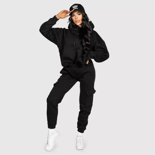 Set oversize damă Iron Aesthetics Cargo, negru