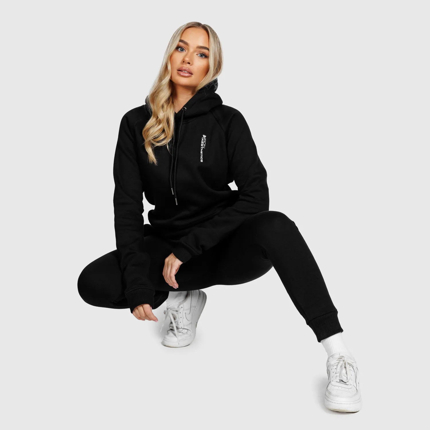 Set sport damă Iron Aesthetics Comfy, negru-1