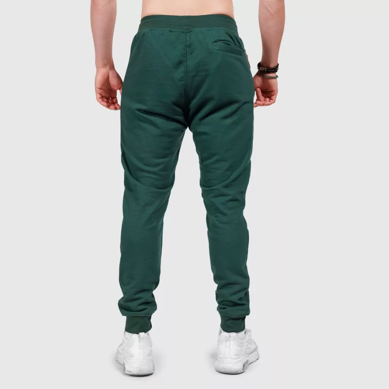 Pantaloni de trening bărbați Iron Aesthetics Grade, verzi-3