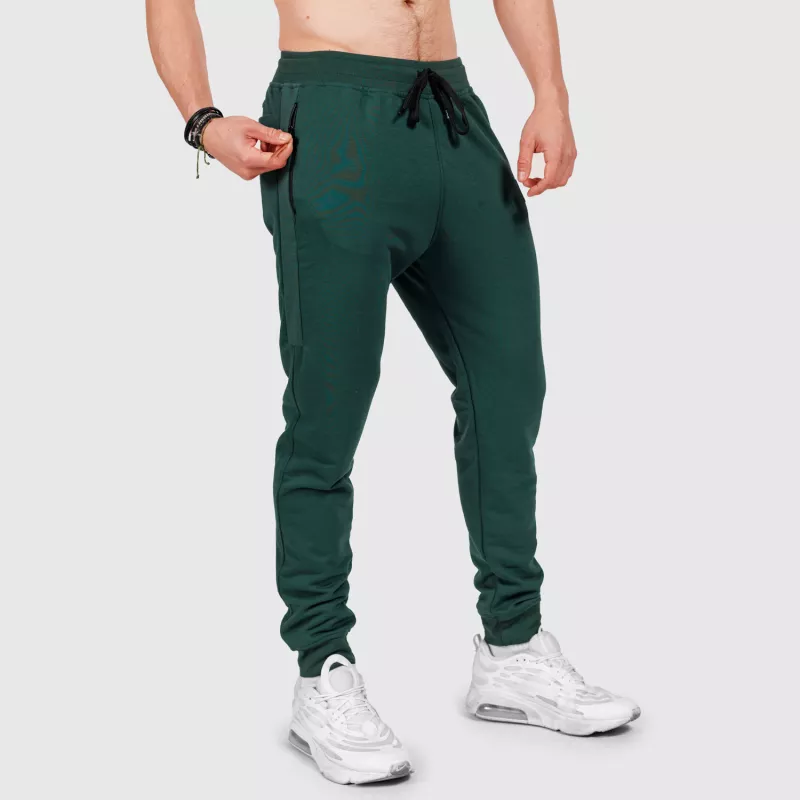 Pantaloni de trening bărbați Iron Aesthetics Grade, verzi-4