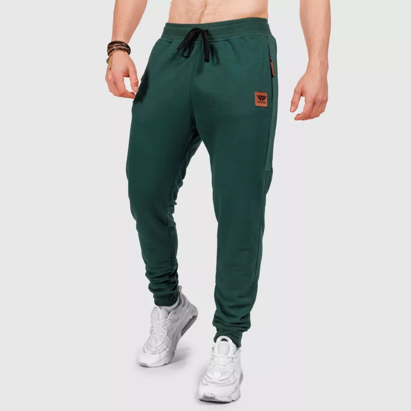 Pantaloni de trening bărbați Iron Aesthetics Grade, verzi-6