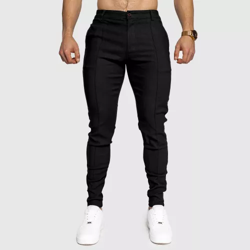 Pantaloni stretch Iron Aesthetics Excellence, negri