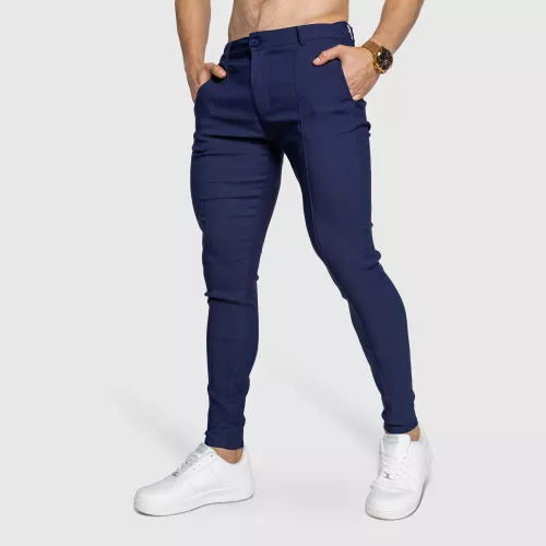 Pantaloni stretch Iron Aesthetics Excellence, navy