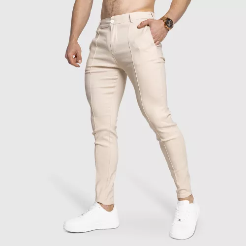 Pantaloni stretch Iron Aesthetics Excellence, bej