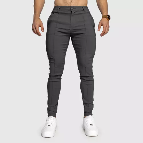 Pantaloni stretch Iron Aesthetics Excellence, gri