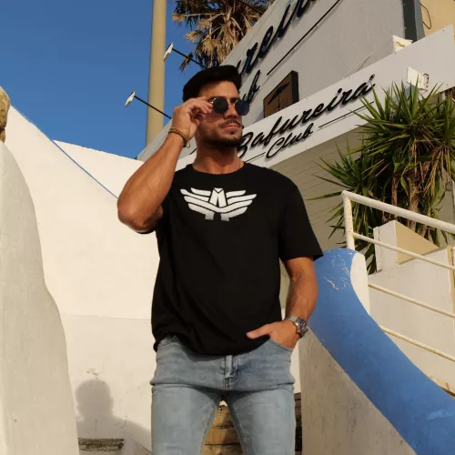 Tricou sport bărbați Iron Aesthetics Break, negru