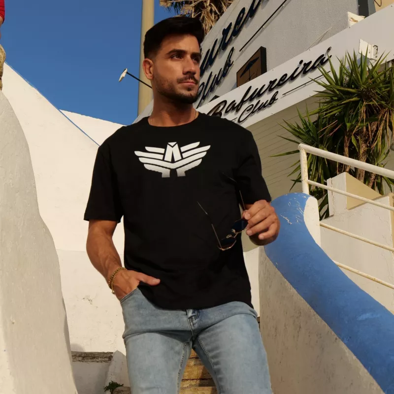 Tricou sport bărbați Iron Aesthetics Break, negru-1