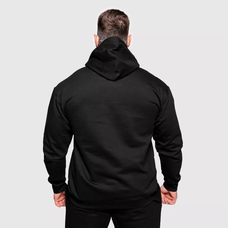 Hanorac Oversize Iron Aesthetics Cozy, negru-2