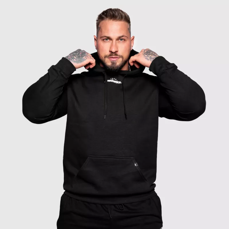 Hanorac Oversize Iron Aesthetics Cozy, negru-5
