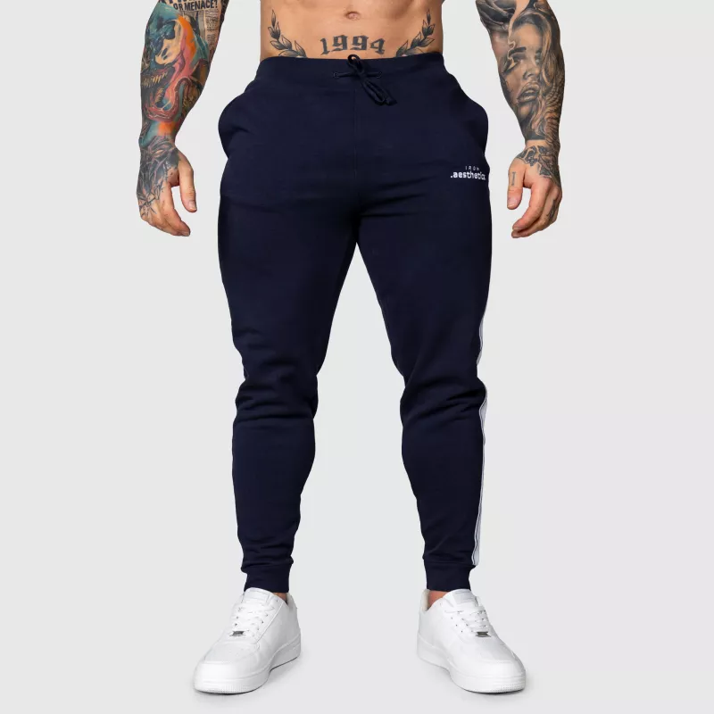 Pantaloni de trening Jogger Iron Aesthetics Strips, navy-2