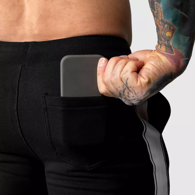 Pantaloni de trening Jogger Iron Aesthetics Strips, negri-10
