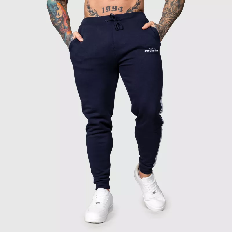 Pantaloni de trening Jogger Iron Aesthetics Strips, navy-8