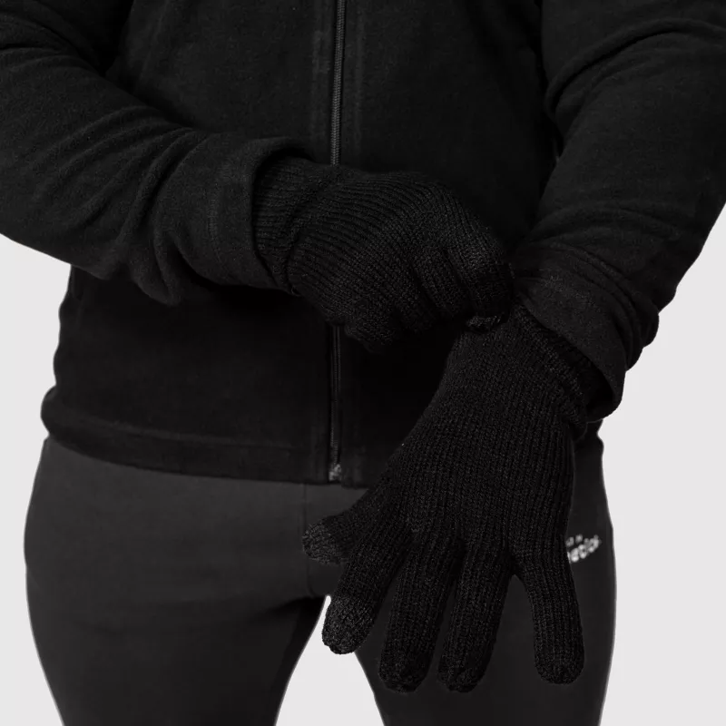 Mănuși tricotate Iron Aesthetics Touch Screen,  negru-8