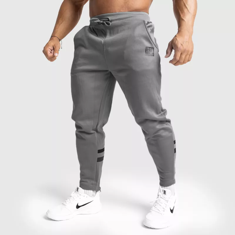 Pantaloni de trening Jogger Iron Aesthetics Boxed, gri-1