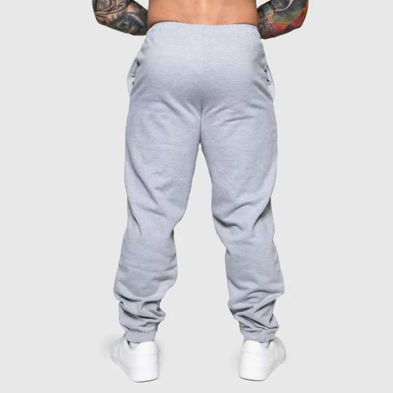 Pantaloni de trening Oversized Iron Aesthetics Relaxed, gri-3