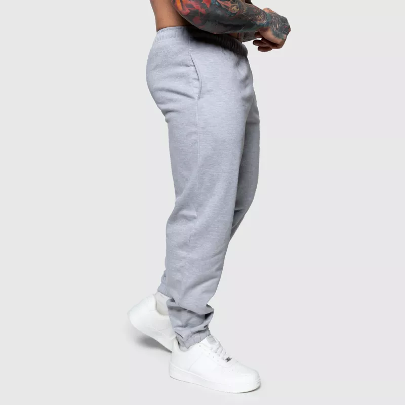 Pantaloni de trening Oversized Iron Aesthetics Relaxed, gri-6