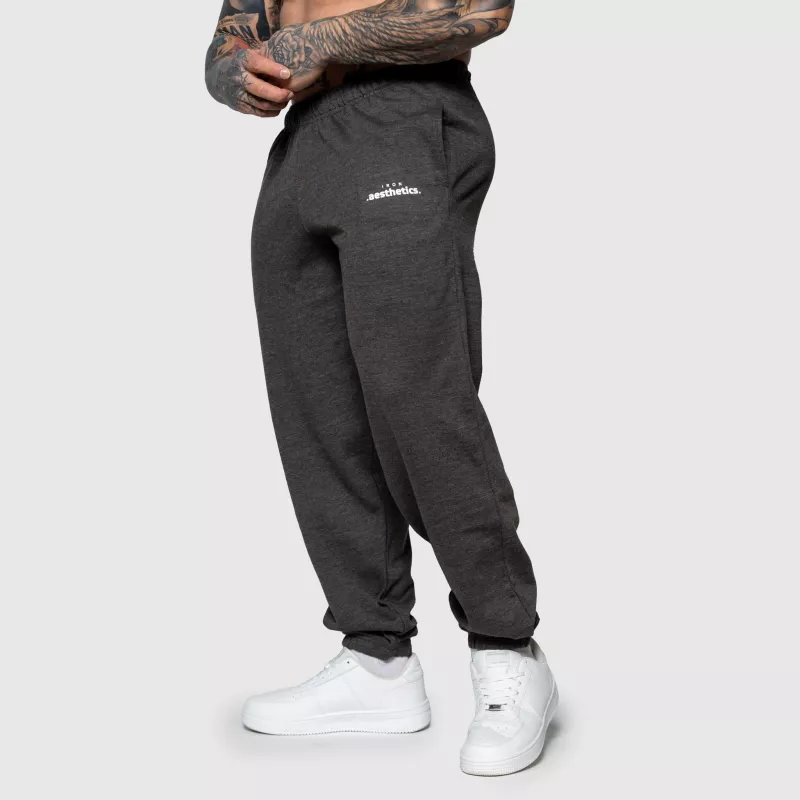 Pantaloni de trening Oversized Iron Aesthetics Relaxed, gri charcoal-8