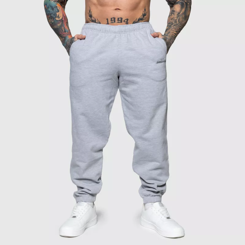Pantaloni de trening Oversized Iron Aesthetics Relaxed, gri-2