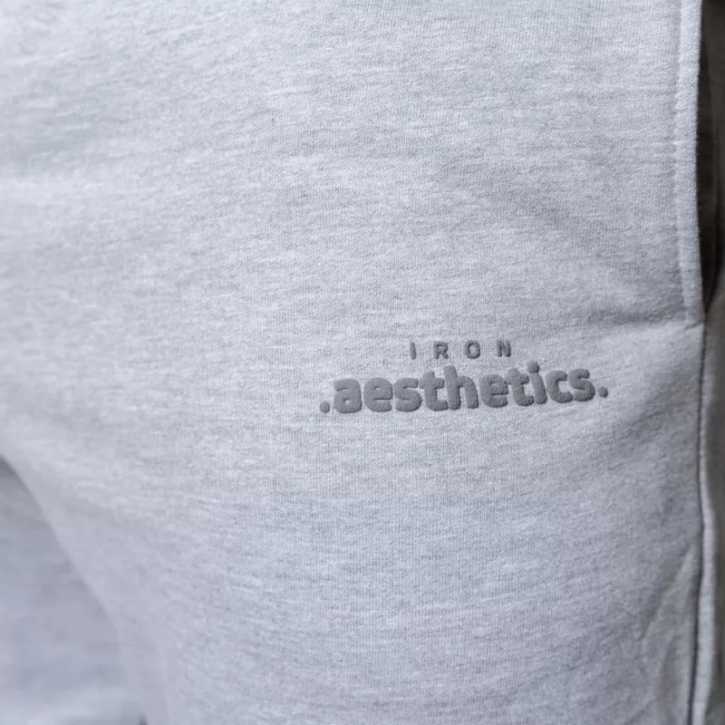Pantaloni de trening Oversized Iron Aesthetics Relaxed, gri-8