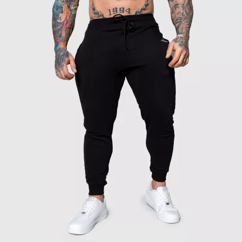 Pantaloni de trening sport bărbați Iron Aesthetics Flexi, negri